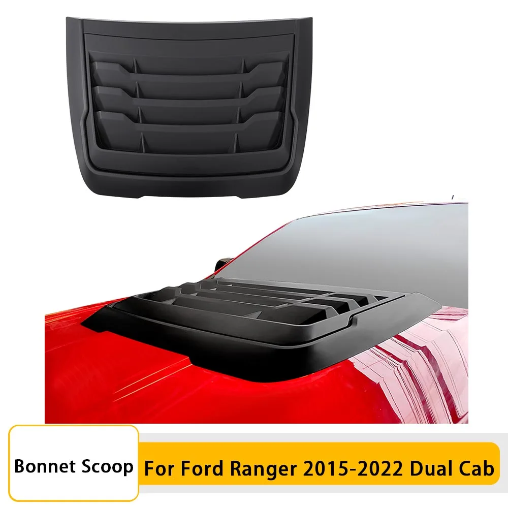 

Matte Black Bonnet Cover Guard for Ford Ranger PX2 PX3 2015-2022 T7 T8 Ford Ranger Raptor Everest Bonnet Scoop Hood Cover