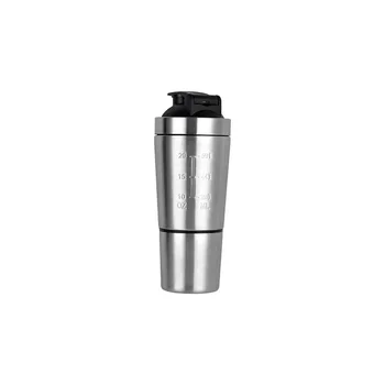 New Stainless Steel Cup Vacuum Mixer Outdoor Drink Kettle Detachable Double Layer Whey Protein Powder Sports Shaker Water Bottle 6