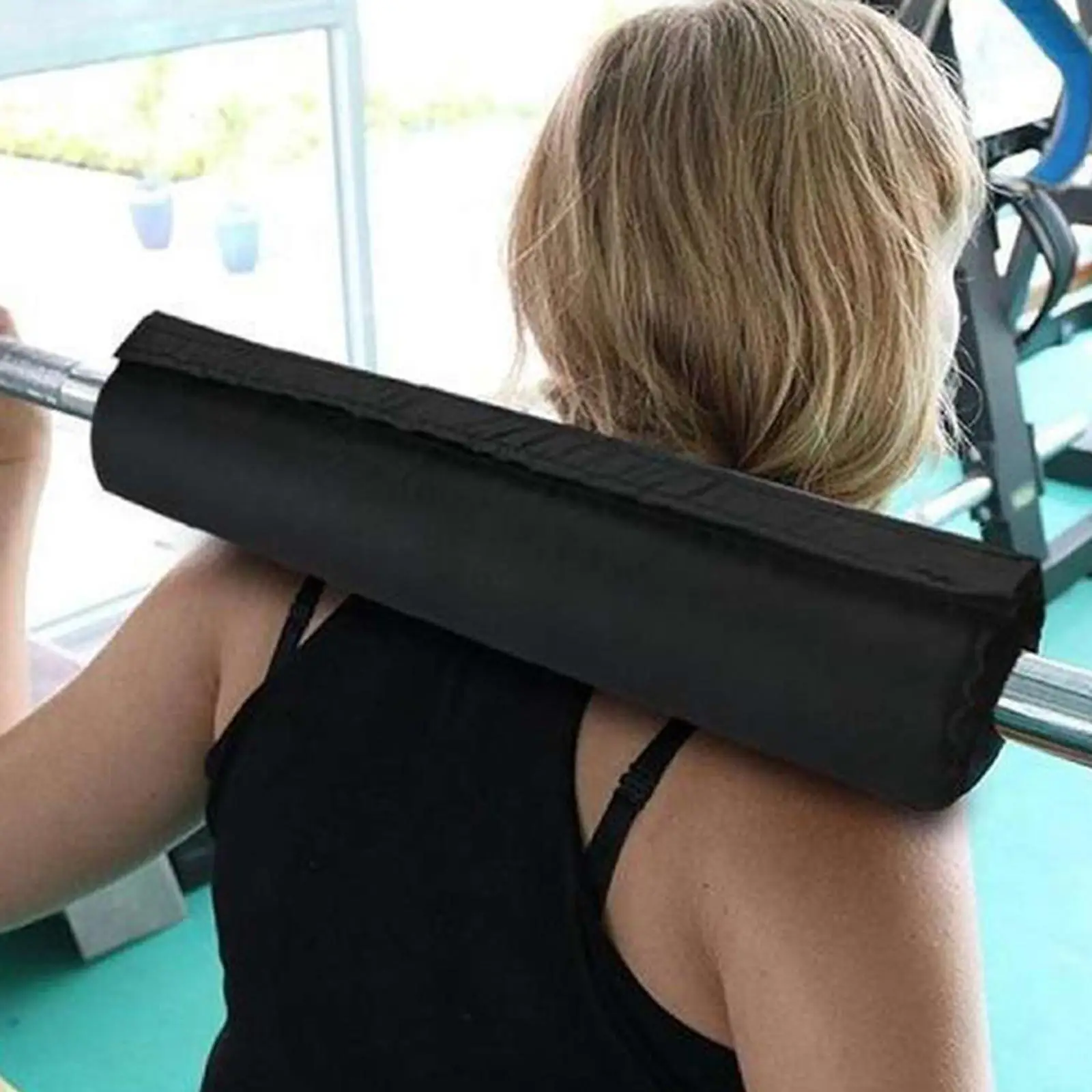 Thick Sponge Squat Pad Fitness Neck Shoulder Support Protective Padding Barbell Foam Nylon Bar Pad for Squats weight lifting accessories gym exercise equipment