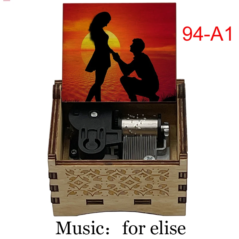 Mechanical Wind up Music Box for Girlfriend Kids