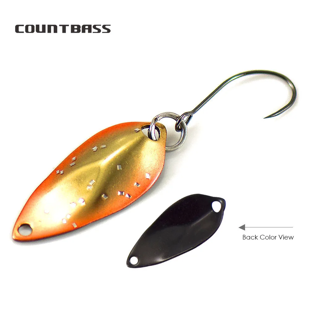 Trout Casting Spoon Lure 1.2g - Barbless Half Spoon For Freshwater Fishing