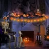 Halloween Pumpkin Led String Fairy Light Lamp Garland Battery Powered Waterproof Decorative Lanterns For Festive Room Ambiance 4