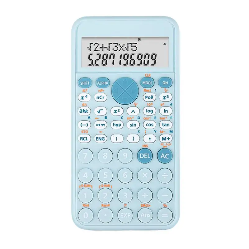 

Desk Calculator Handheld 10 Digit 2 Lines Desktop Calculator With Large LCD Display Cute Desktop Hand Calculator