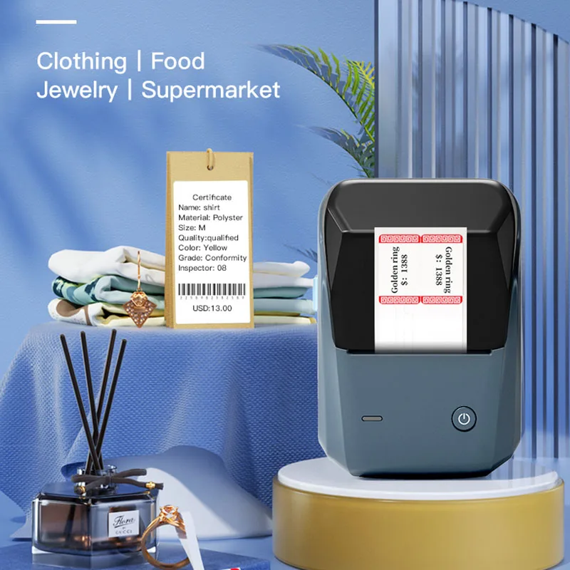 Niimbot b1 Impressora de Etiquetas Térmicas Bluetooth Portátil Etiqueta de Bolso Maker Barcode qr Code Etiqueta Auto-adesiva Máquina de Rotulagem - Imagem 6