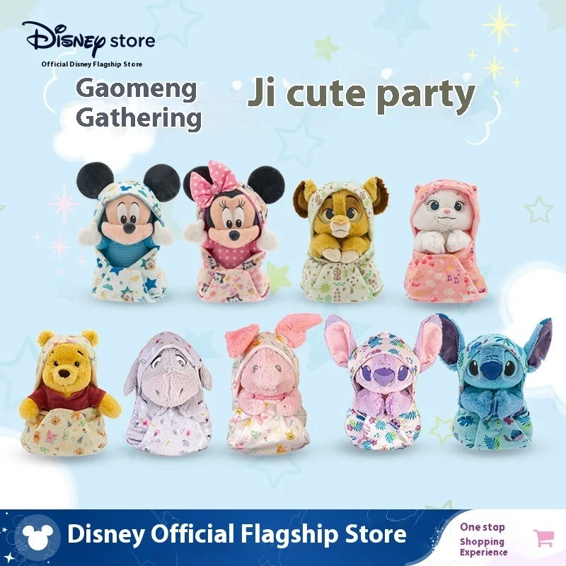 

Фирменная плюшевая кукла Disney Co, Стич, Микки и Минни йер, плюшевые куклы, игрушки могут быть собраны и подарки детям
