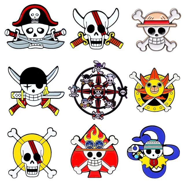 One Piece Straw Hat Pirates Symbol Enamel Pin