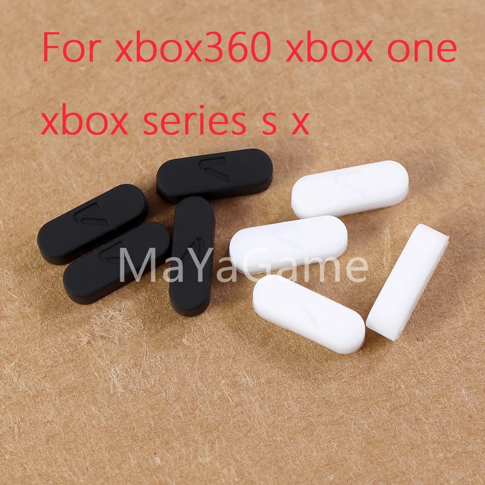 1Set Di Ricambio Nero Per Xbox One S Piedini In Gomma Nero Bianco Per Xbox 360 Xbox Serie S/X Custodia In Gomma