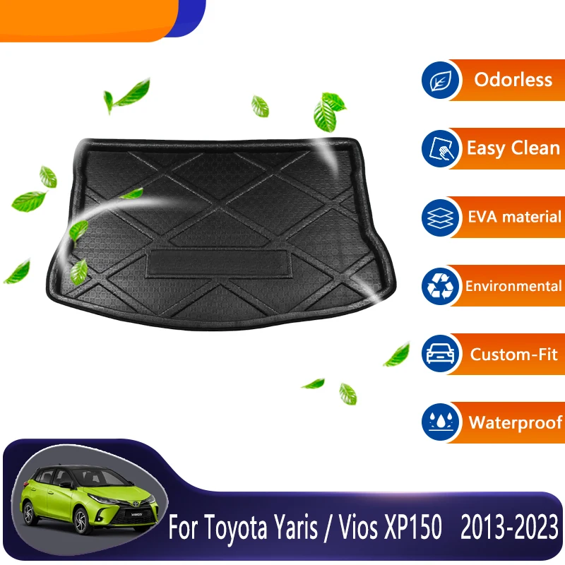Car Trunk Mats For Toyota Yaris 2022 Accessories Vios Hatchback XP150