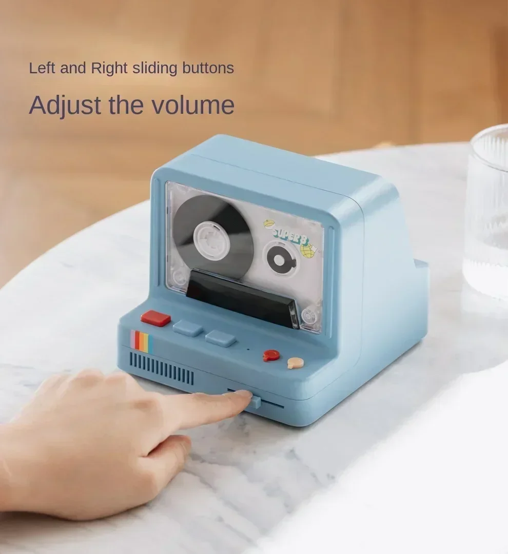 New game console old cassette small audio gift custom bluetooth speaker tape player classic Bluetooth speaker retro 8 Scf7404afb5114c96adef3ffc65354864H