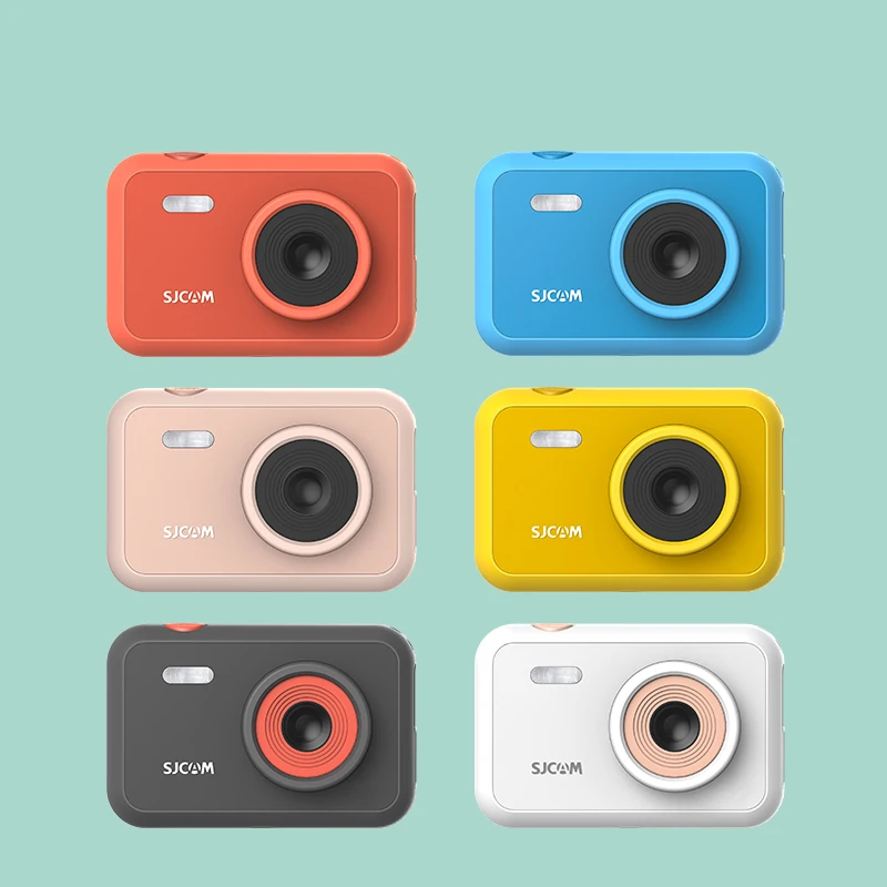 SJCAM FunCam 어린이 카메라, 2.4 인치 대형 디스플레이 화면, 1080P 초고화질 해상도, 시간 제한 사진 촬영
