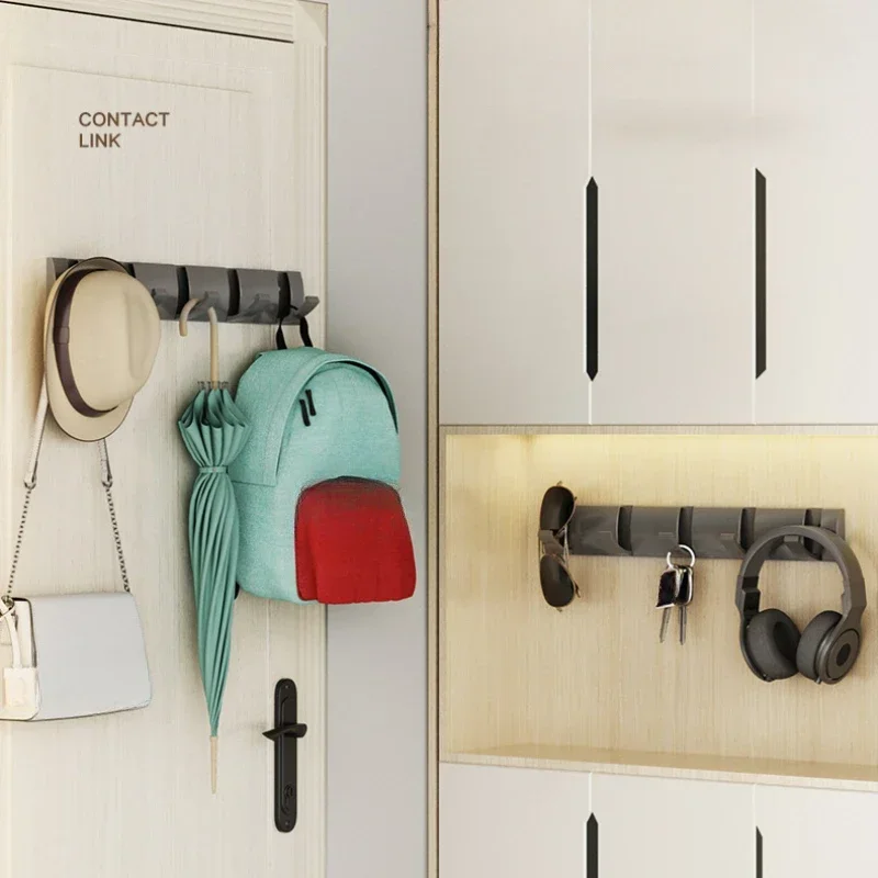 Space aluminum hooks for household multifunctional foldable use