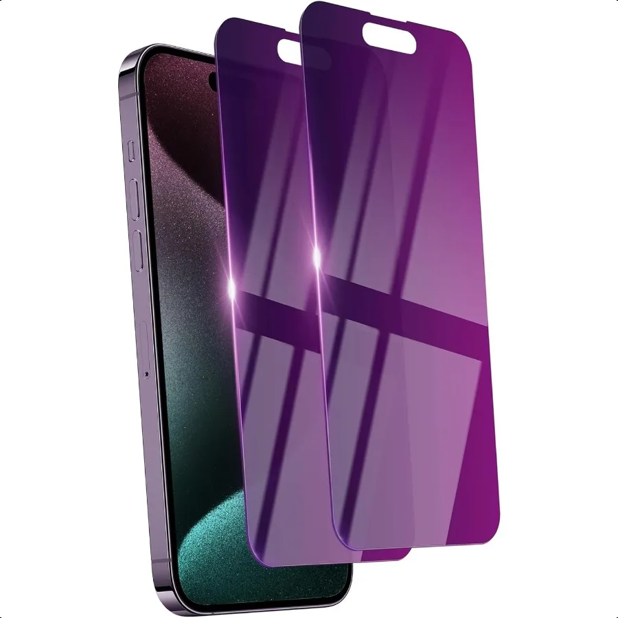 2 Pack Privacy Screen Protector for iPhone 15 Plus