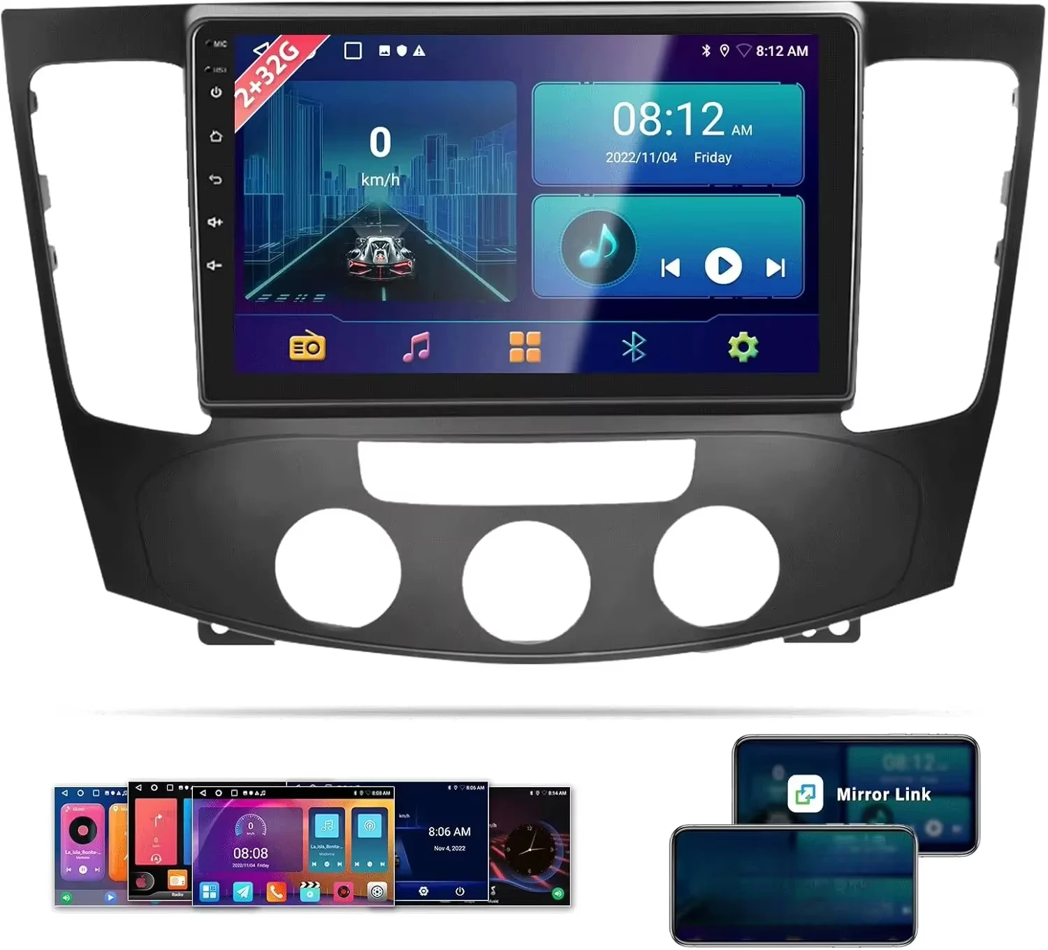 Android Car Stereo for Hyundai Sonata with Carplay and Touchscreen
