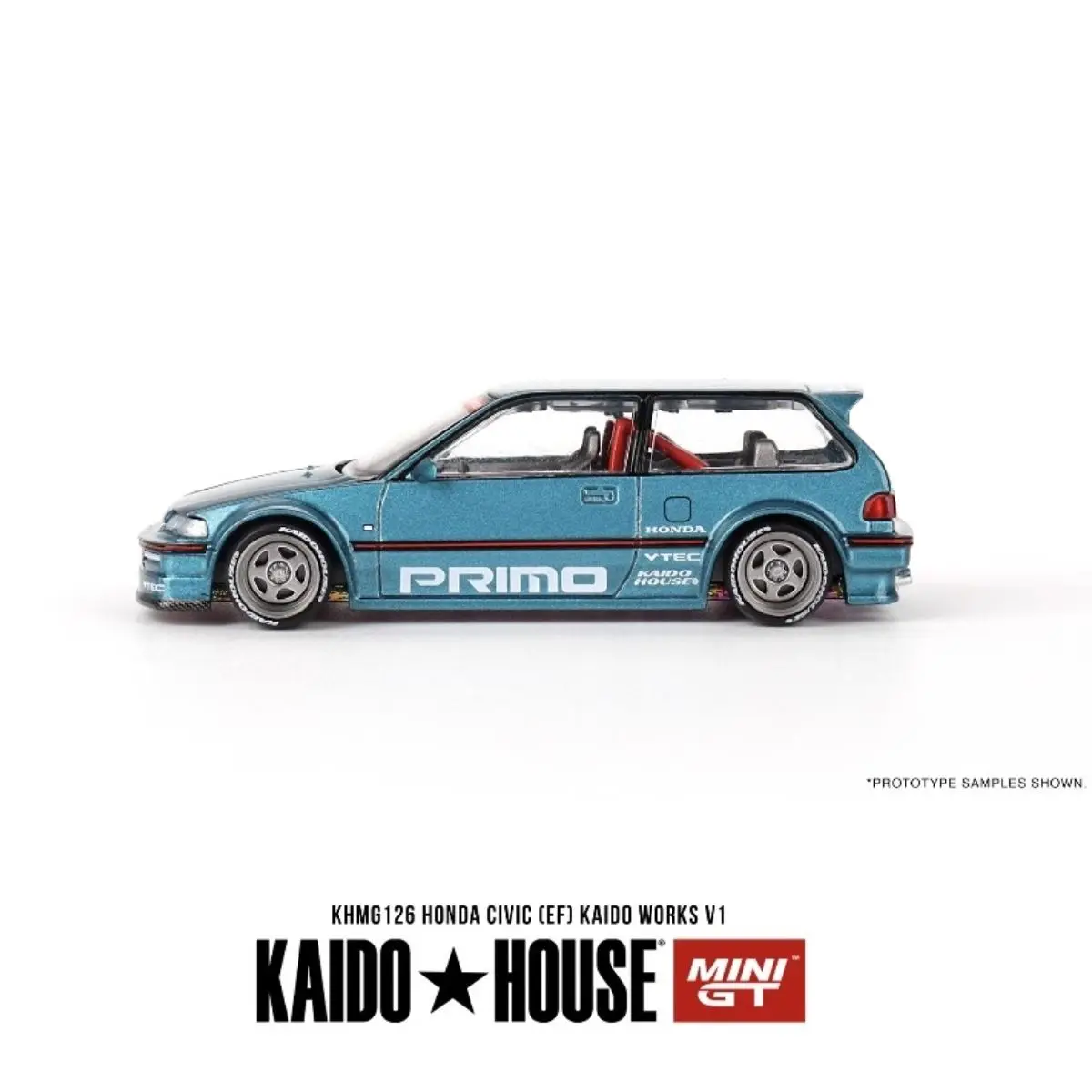 Kaido House + MINIGT Civic (EF) Kaido Works V1 KHMG 126 Diecast Model Car 6
