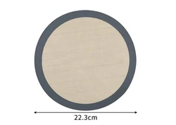 Silicone Non - Stick Round Baking Mat - Reusable Liners for Cakes, Pizza, Pastry, and Cookies (22.3cm 9inch)