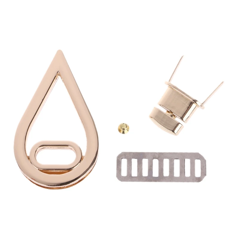 

Water Drop Clasp Turn Lock Twist Locks DIY Leather Handbag Bag Hardware