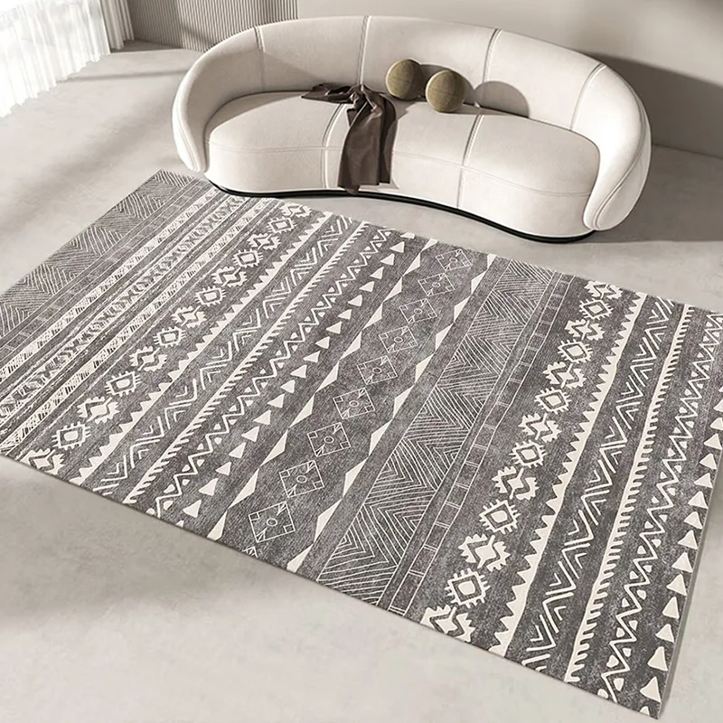 Modern Simple Household Mat Living Room Large Size Luxury Carpet Non-slip Bedroom Bedside Bay Window Rug Washable Kitchen Rug 3