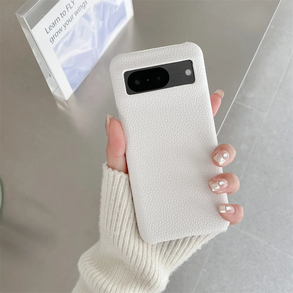 Luxury Leather Lichee Pattern Shockproof Ultra Slim Phone Case