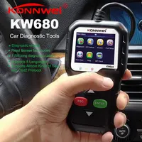 2025 KONNWEI KW680 OBD2 Diagnostic Tool Car Code Reader Check Engine Light Scan Tool OBD II Scanner for Cars After 1996 1