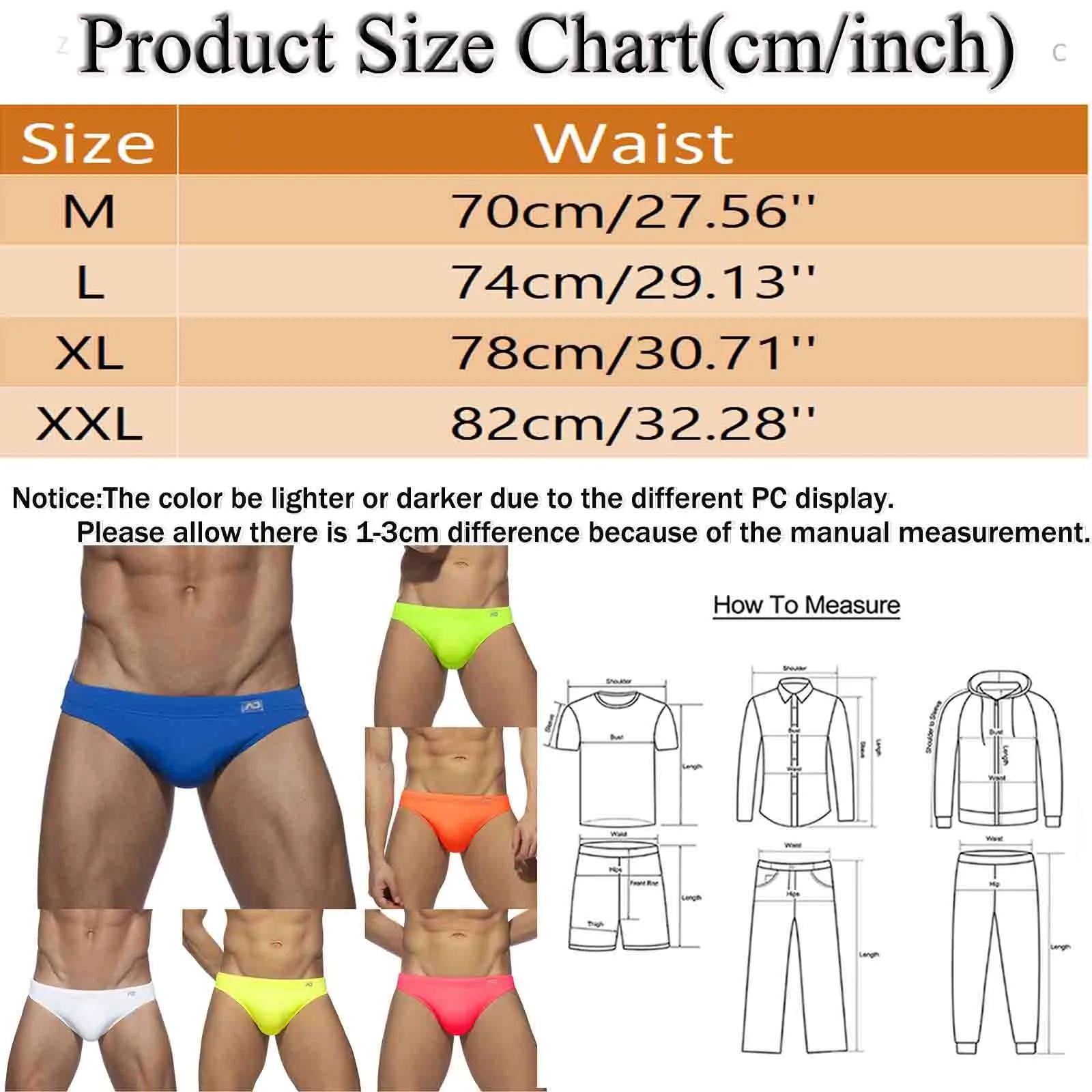Men'S Beach Trousers Solid Swimming Briefs  Male Low Waist Bikini Briefs Summer Swimming Trunks Holiday Breathable Bikini Bottom 6