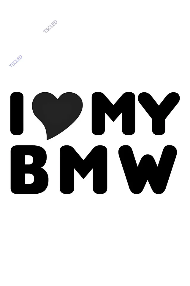 

I Love My B m w Sticker 20CM