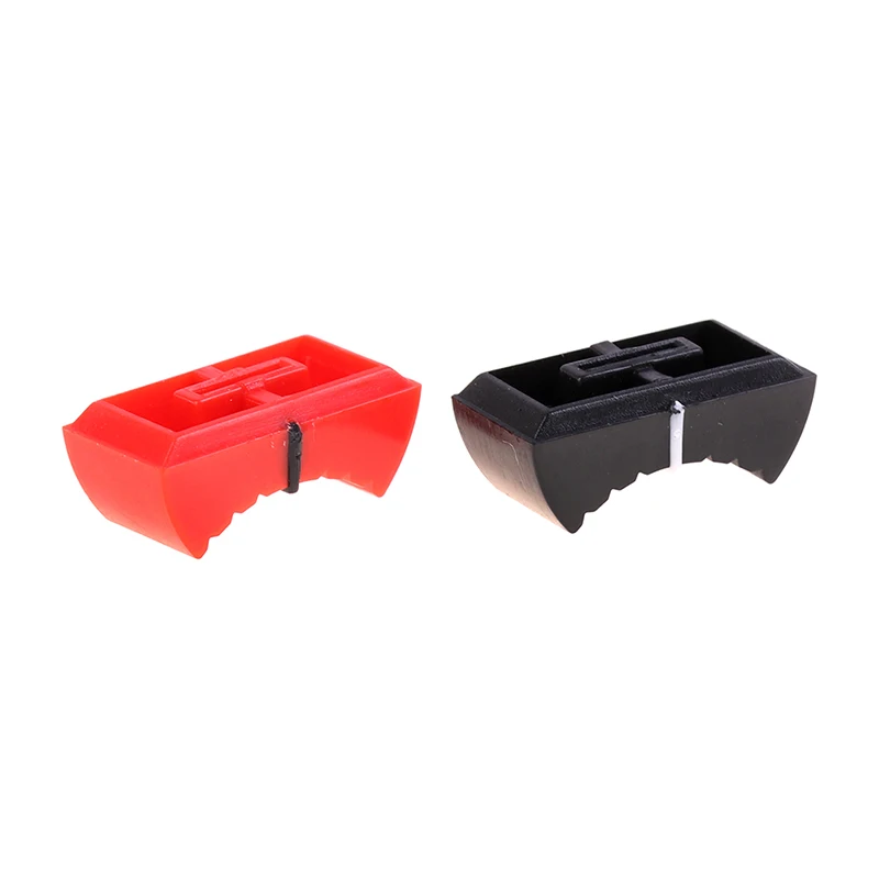 Fader Knob Cap Touch Sensitive Slider Ribbed Mixer Desk Switch Knob Cap Plastic 10PCS potentiometer knob cap mixer knob cap