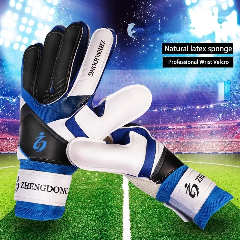 Professional Soccer Goalkeeper Gloves Adults Kids Finger Protection Goal Thickened Latex Football Gloves for futbol futebol Goal soccer goalkeeper gloves goalkeeper gloves