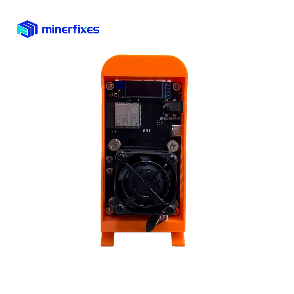 BTC Miners Original Bitaxe Gamma 601 1.2TH/S BM1370 de Antminer S21 Solo Bitcoin Miners avec EU PSU Crypto Miner usage domestique