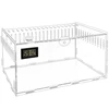 Insect Feeding Box Acrylic Clear Breeding Case for Spiders Reptiles Lizards Centipedes Small Snake 2 Size 5