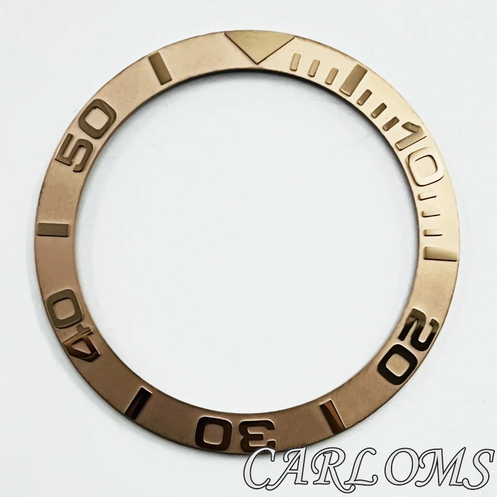 Premium Black Rose Gold Multicolor Ceramic GMT Bezel Insert