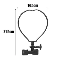 Hands - Free Phone Holder for POV/Vlog Video Recording & Filming - Neck Mount Accessory (Black)