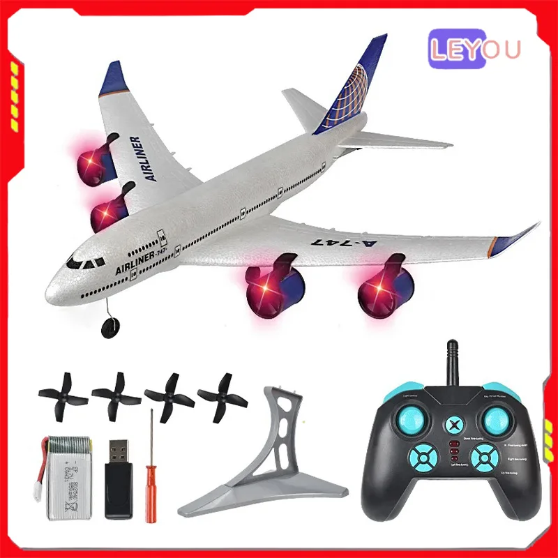 

Rc Plane New Product Remote Control Glider Three Channel Fixed Wing Aircraft Model 2.4g Children's Electric Toy Birthday Gift