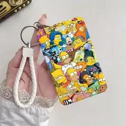 The Simpsons Cute Homer Retractable Card Holder with Lanyard - Child - Friendly ID & Badge Case (Mix02)