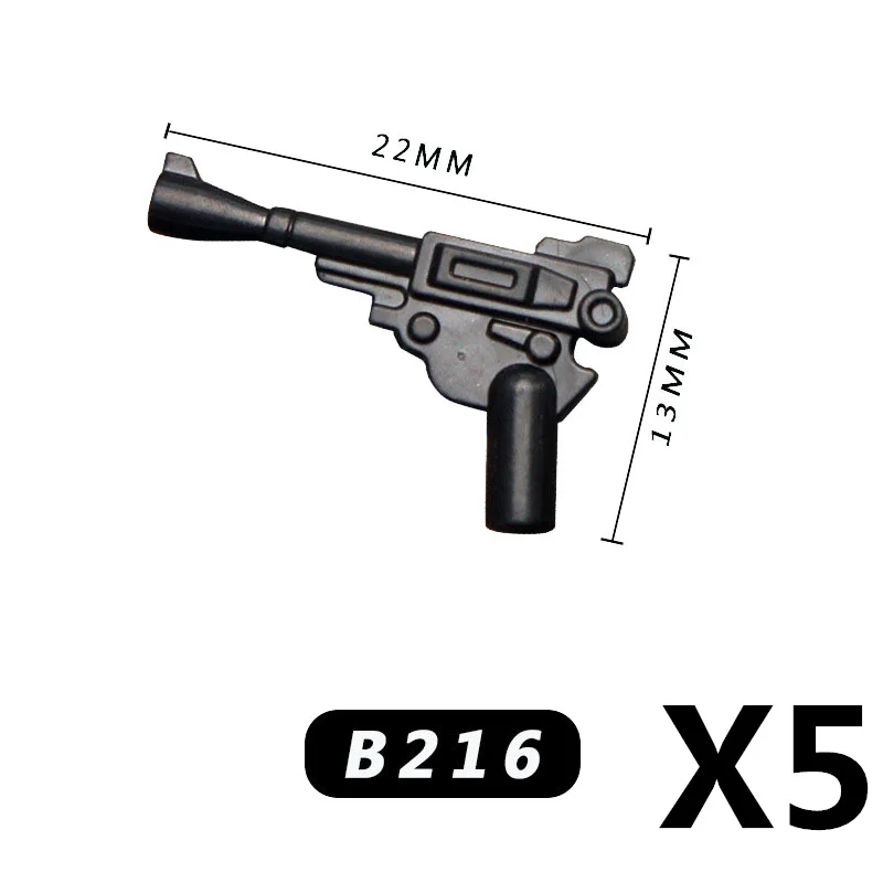 Military Building Blocks: Star Movie Character Soldier Figures with Weapon Accessories