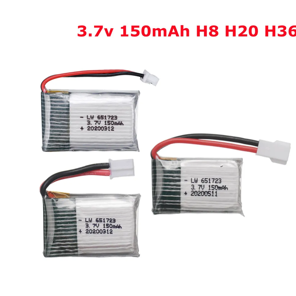 Batteria originale JJRC H36 3.7V 260mAh per JJRC E010 E011 E012 E013 Furibee F36