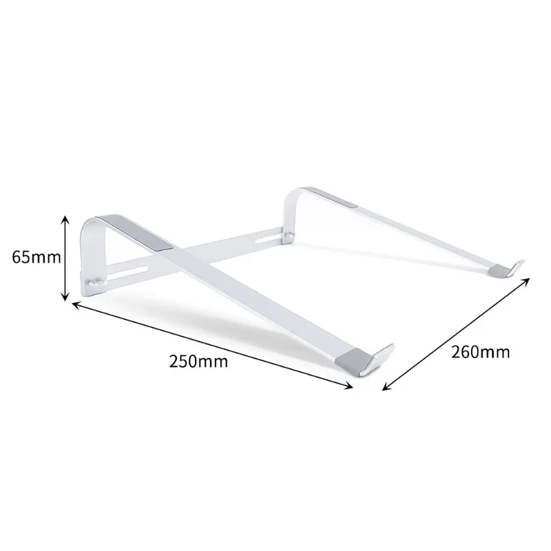 Laptop Stand Laptop Riser Stand Laptop Mount Desktop Bracket Adjustable Aluminum Laptop Stand Portable Notebook Support Holder for Macbook Pro Computer Riser Stand Non Slip Cooling Bracket