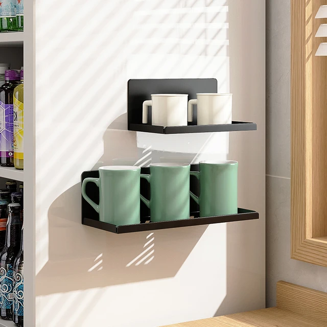 Jonsoon Mágnes Hűtőszekrény Polc Fűszer Tartó Mágneses Papírtartó Szervező Tároló Állvány Konyhai Fürdőszoba Kiegészítők