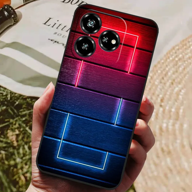 Luxury Painted Silicon Phone Back Cover - Protective Shell Design