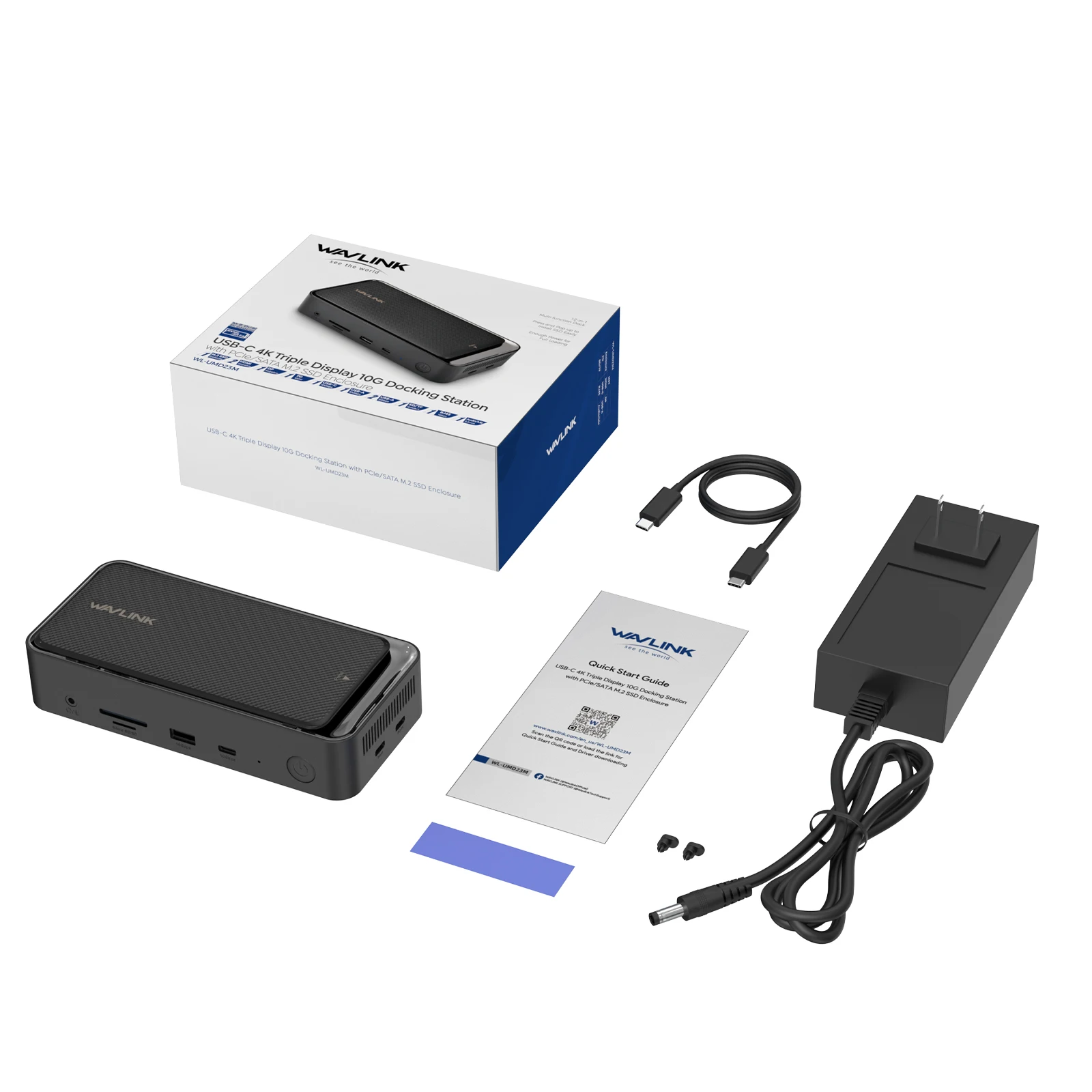 WAVLINK USB C トリプル 4K@60Hz ディスプレイ ドッキング