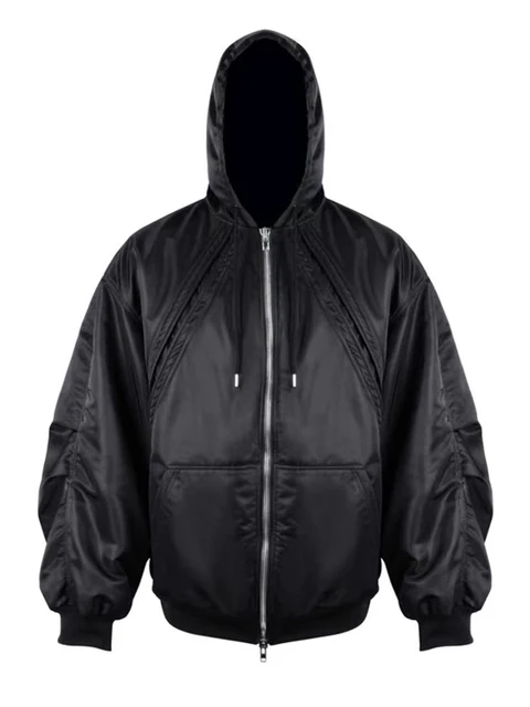 Far Archive 23ss Nylon Profile Hood Bomber jacket Functional 