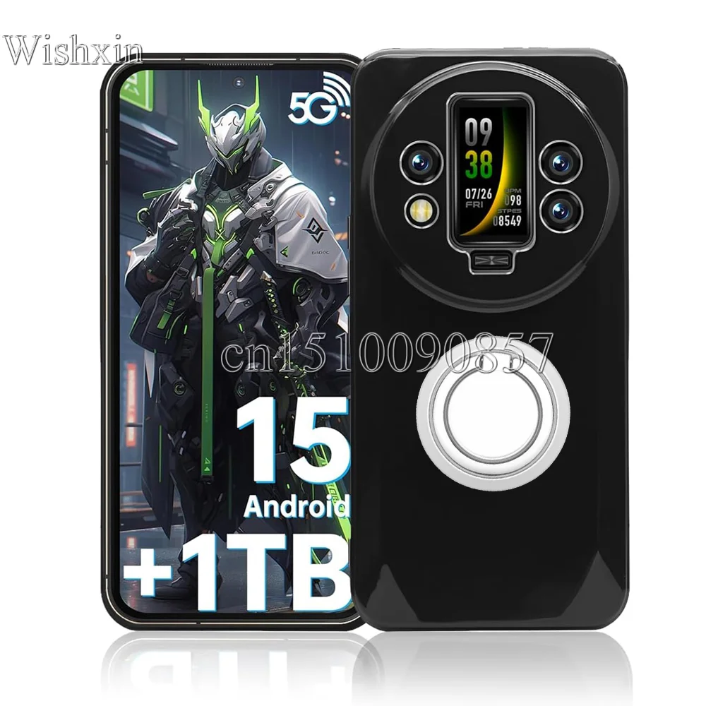 Ring Holder Shockproof Soft TPU Kickstand Case Cover