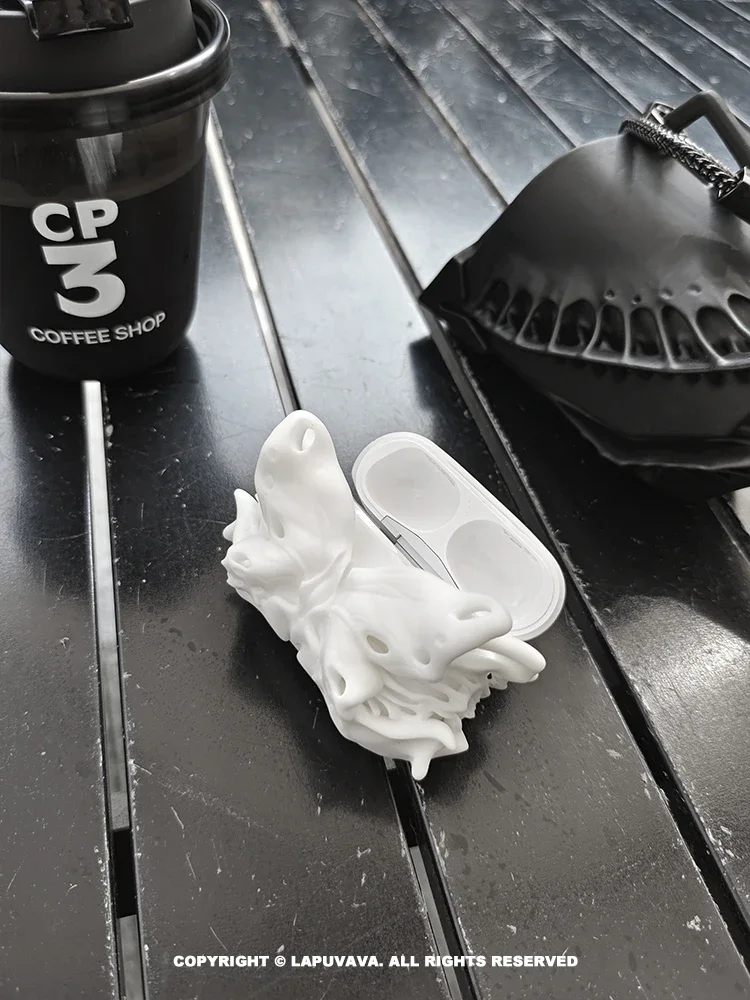 3D Butterfly Art AirPods Case Artistic Silicone Design