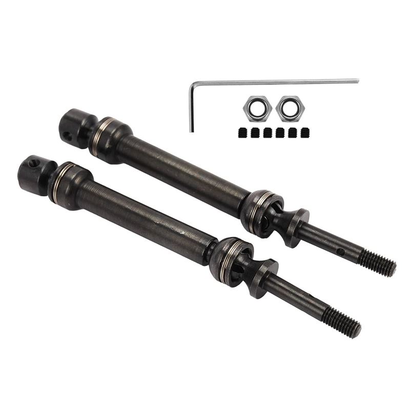 AED5-Front & Rear Drive Shaft Assembly Heavy Duty For Traxxas 1/10 Slash 4X4 Stampede Vxl 2Wd 6851R 6851X 6852R 6852X