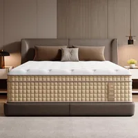 14 Inch Queen Mattress, 7-Zone Contouring Bed in a Box,Deep Sleep Medium Firm Hotel Collection Hybrid Mattress 1