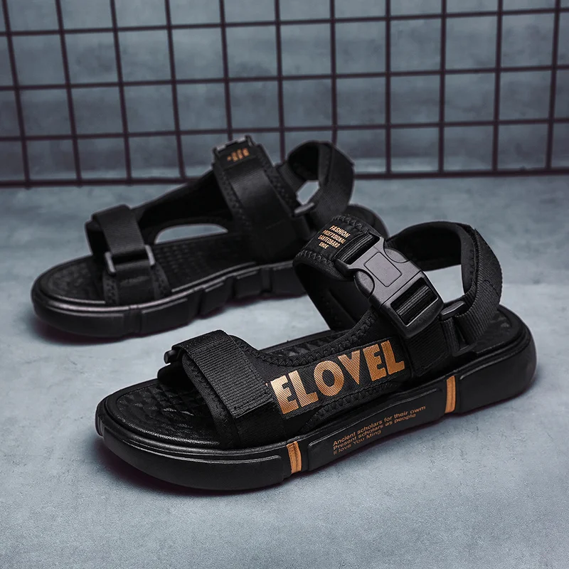 Summer Men's Beach Shoes Shoes Low Heel Sliders Sandals Mens Hiking Sandals Slip Comfy Outdoor Sports Summer_voghion.com
