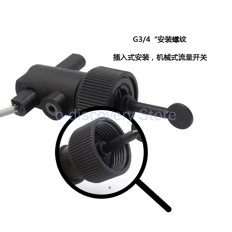 Description Picture 4 of itemPP Plastic Water Flow Magnetic Detection Sensor New Six-point Baffle Flow Sensor Switch