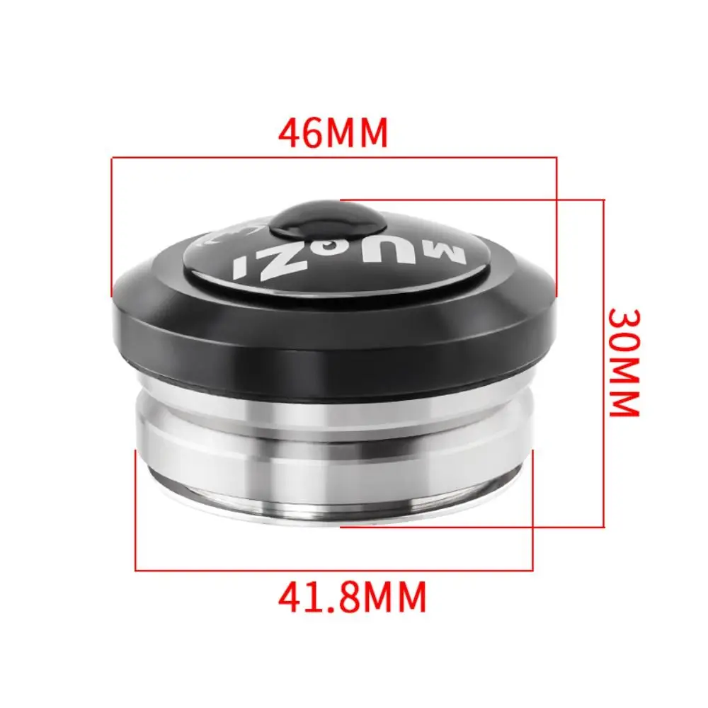 42mm Road Bike Headset 28.6mm Straight Fork 1 1/8 Threadless Double Bearing Headset Anti-sand Waterproof Semi-Integrated Headset