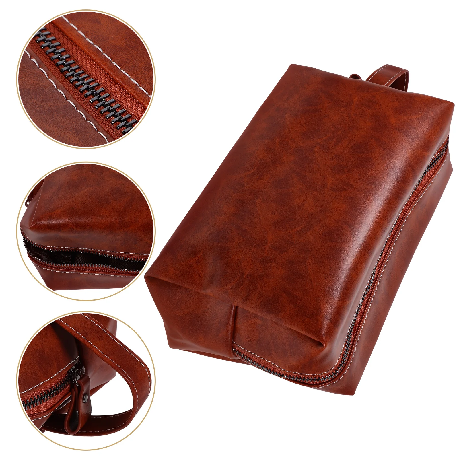 

Европейская и американская Винтажная сумочка для туалетных принадлежностей, мужские сумки для макияжа, декоративные полиуретановые