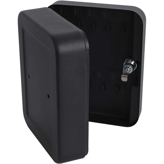 Key Cabinet Wall Mount with Key/Code Lock Combination Key Cabinet 20 Key Hooks Locking Key Organizer Key Holder Box Wall Mount 5