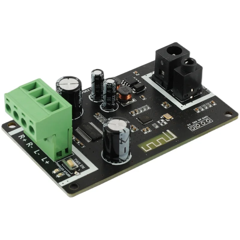 Placa Audio do Amplificador de Potência do Bluetooth Canais para o Orador do Teto Música do Fundo 2.0*40w Dd240 - Image 4